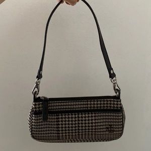 Ralph Lauren Houndstooth Shoulder Bag
